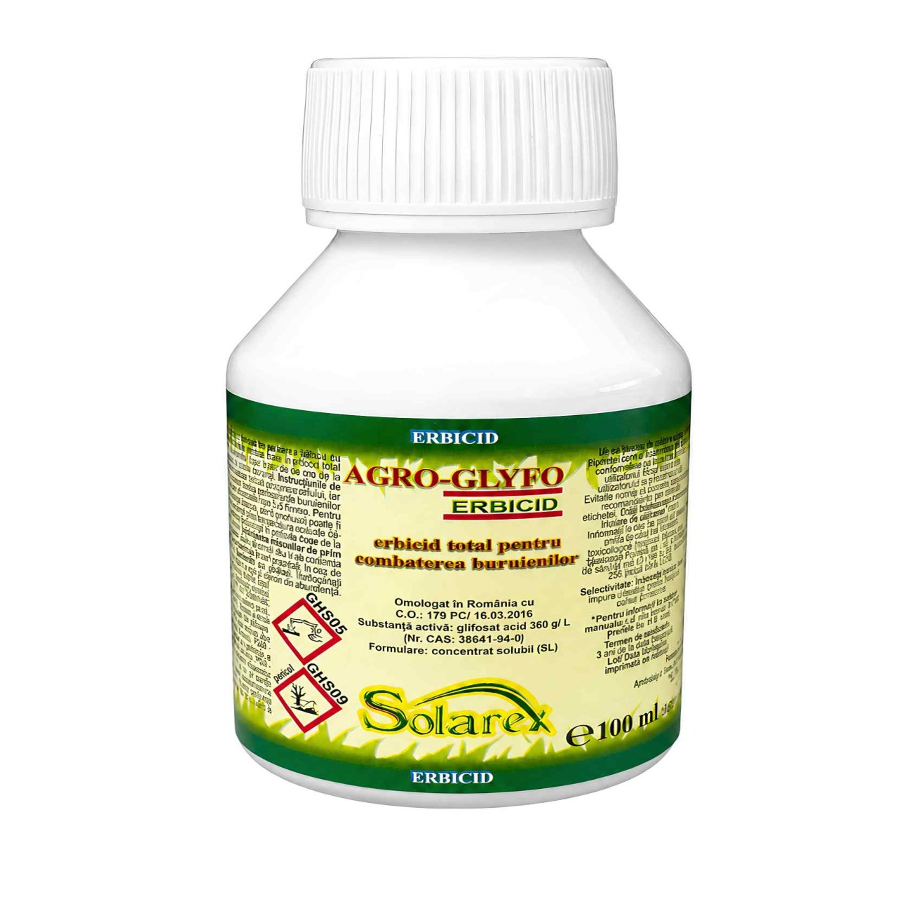 Agro Glyfo 100ml - Solarex - Erbicid sistemic total