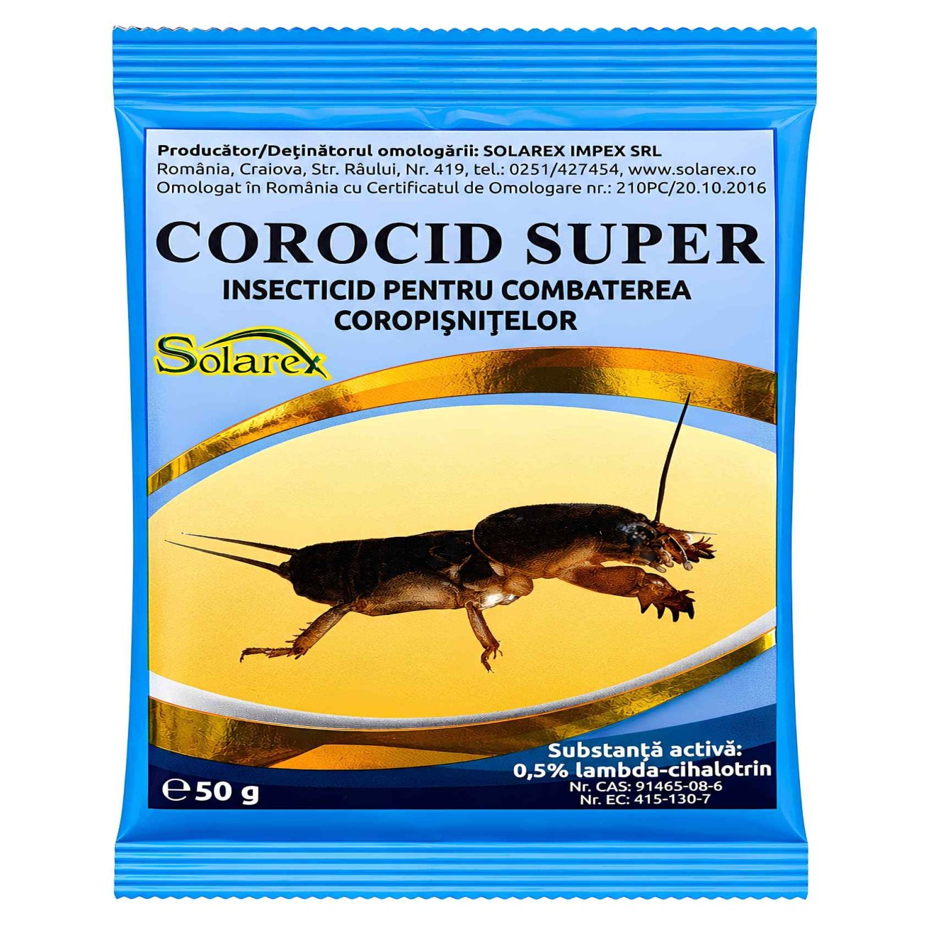 Corocid Super 50g - Solarex - Insecticid de contact