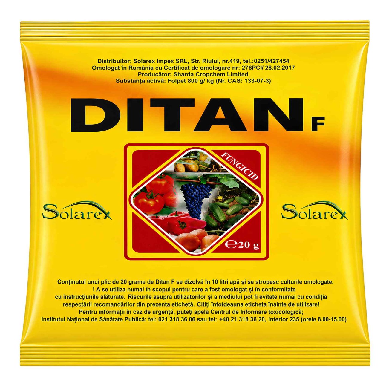 Ditan F 20g - Solarex - Fungicid de contact