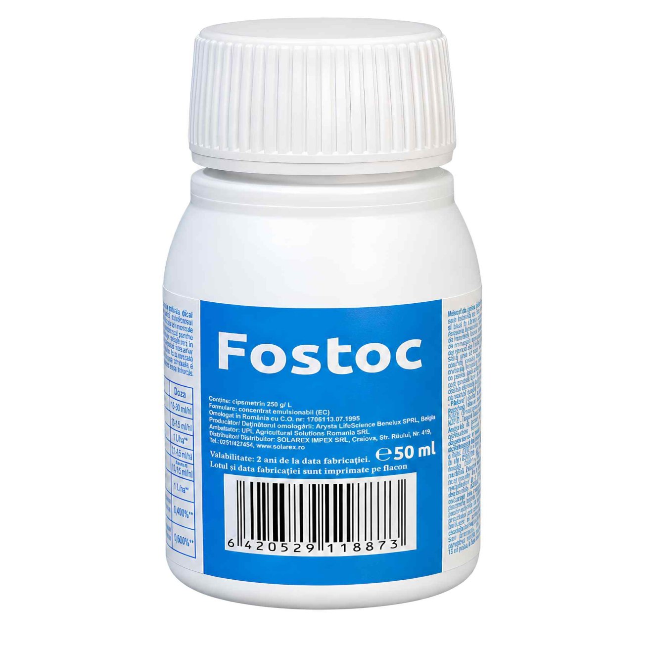 Fostoc Best Seller 100 EC 50ml - Solarex - Insecticid piretroid de contact