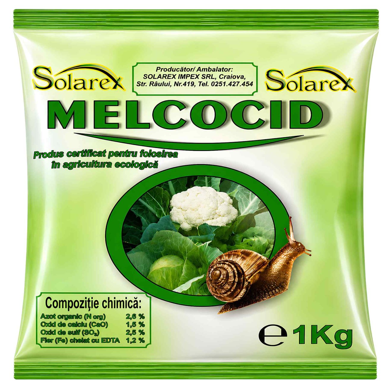 Melcocid 1kg - Solarex - Moluscocid de tip momeală