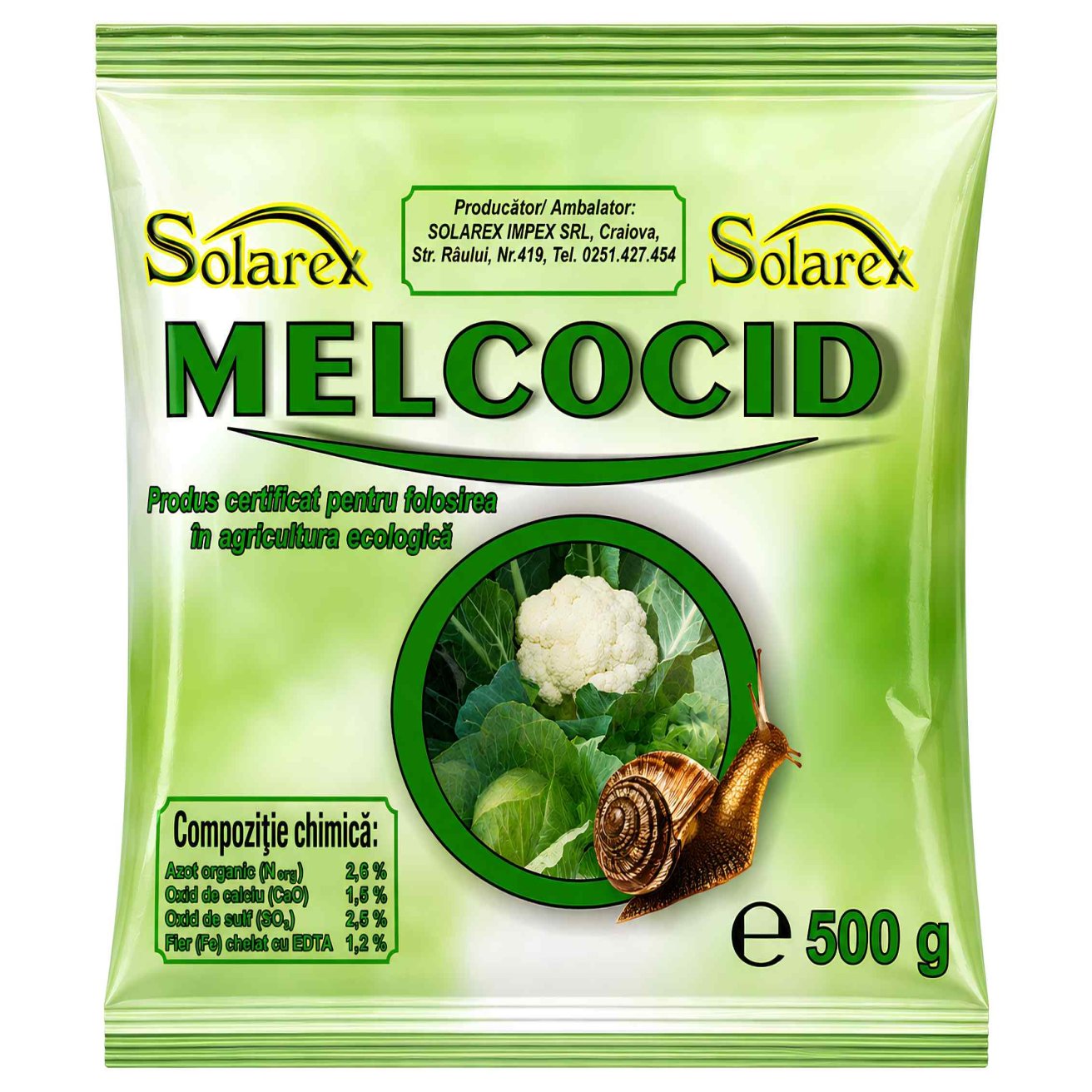 Melcocid 500g - Solarex - Moluscocid de tip momeală